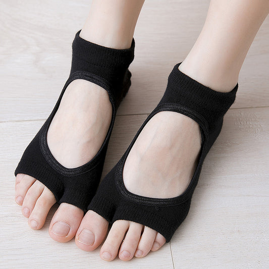2 points yoga socks non-slip halter dance socks